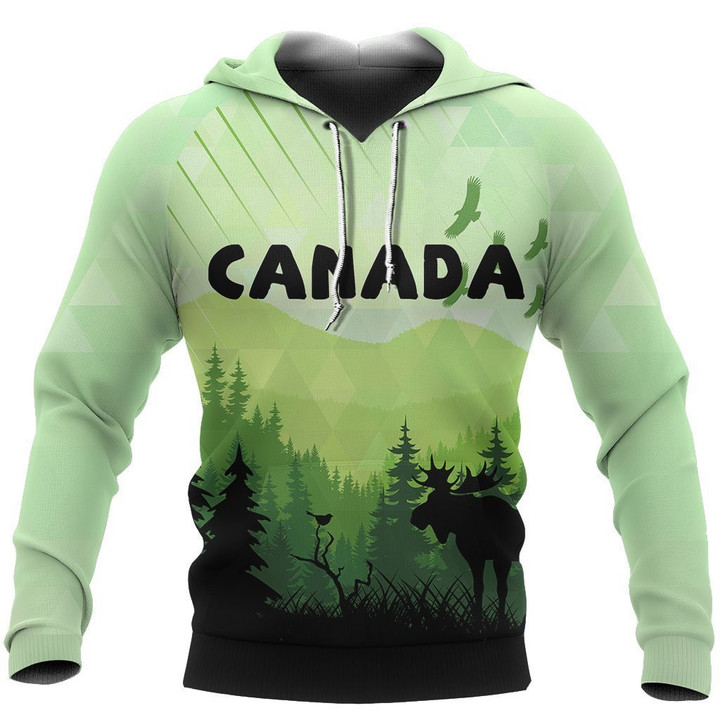 3D All Over Printed Canada Animal Hoodie PL121 - Amaze Style™