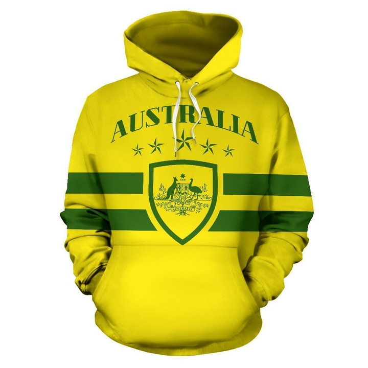 Australia Map All Over Hoodie  - NNK1469 - Amaze Style™