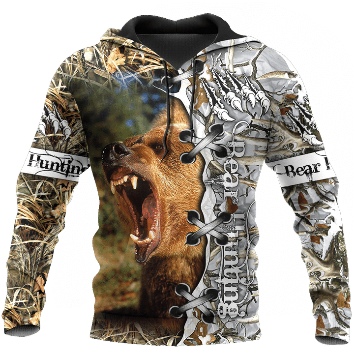 BEAR HUNTING CAMO 3D ALL OVER PRINTED SHIRTS FOR MEN AND WOMEN Pi061201 PL - Amaze Style™-Apparel