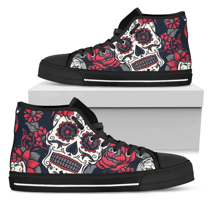 Skull high top shoes  PL18032004 - Amaze Style™-