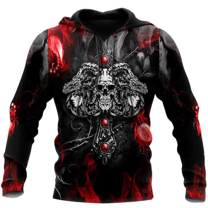 Demon Skull  3D all over printed for man and women Pi10082001 - Amaze Style™-Apparel
