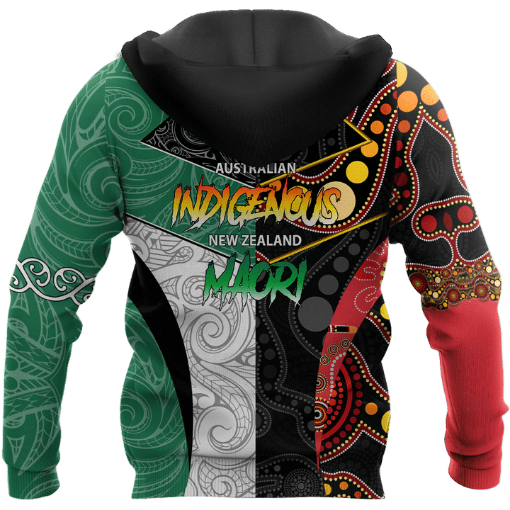 Custom Name Australia Indigenous And New Zealand Maori 3D All Over Printed Unisex - Amaze Style™