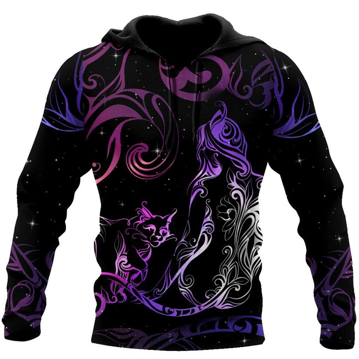Cat & Girl tattoos 3D All Over Printed shirt & short for men and women PL - Amaze Style™-Apparel
