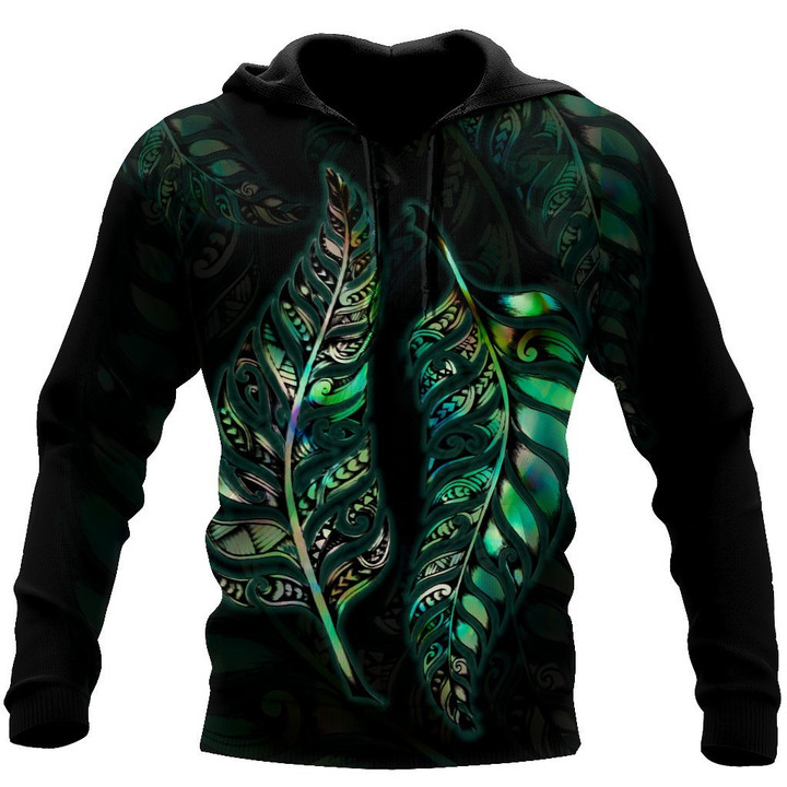 New zealand silver fern couple paua shell maori tattoo 3d all over printed for men and women - Amaze Style™-Apparel