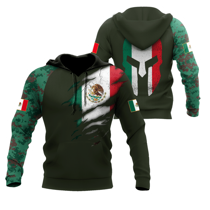 Mexico Coat Of Arm 3D All Over Printed Shirts DQB10142002 - Amaze Style™-Apparel