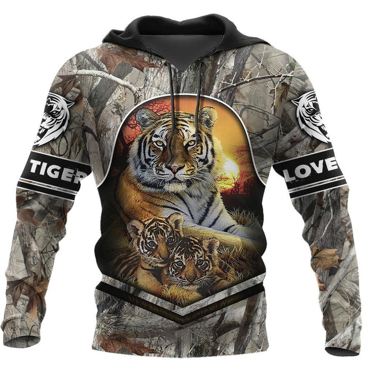 Love Tiger 3D All Over Printed Shirts For Men and Women TA0820205 - Amaze Style™-Apparel