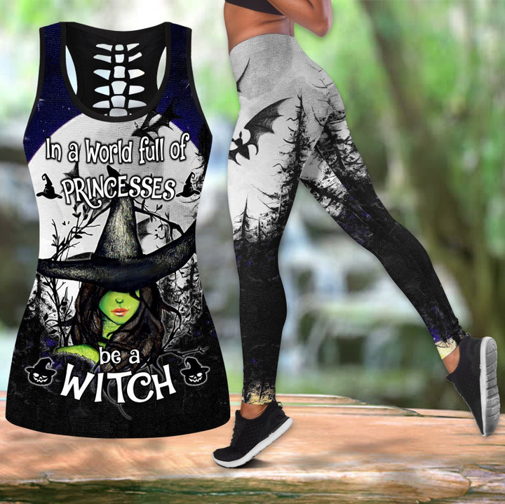 In The World Full Of Princesses Be A Witch Combo Tank Top + Legging DQB08192002 - Amaze Style™-Apparel