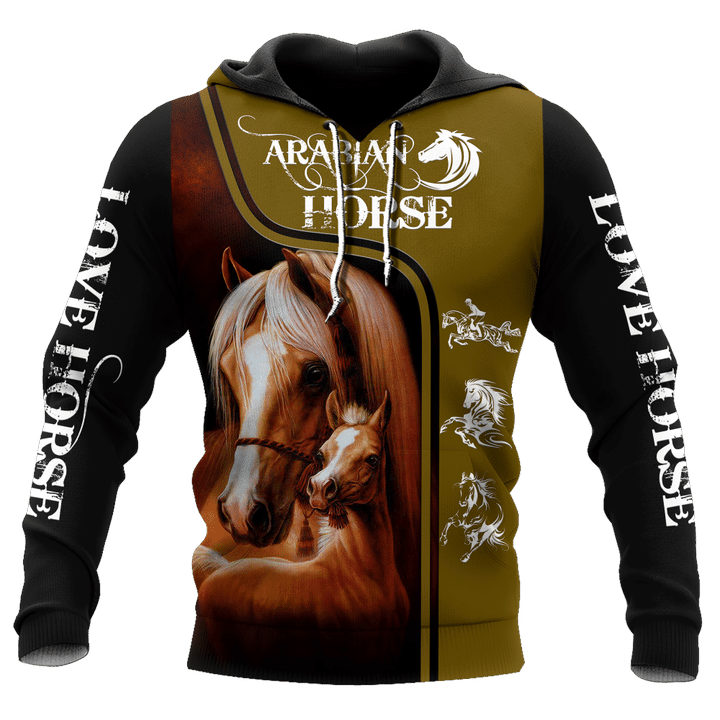 Arabian Horse 3D All Over Printed Shirts Pi12102004 - Amaze Style™-Apparel