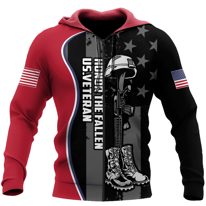US Veteran Honor The Fallen 3D All Over Printed Shirts For Men and Women TA09152005 - Amaze Style™-Apparel