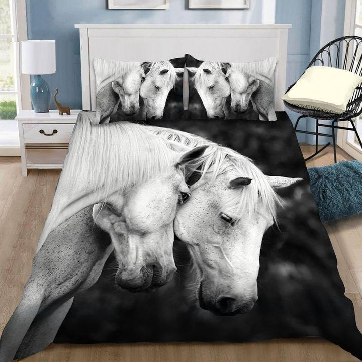 Horses Couple Bedding Set DQB07132009 - Amaze Style™-Quilt