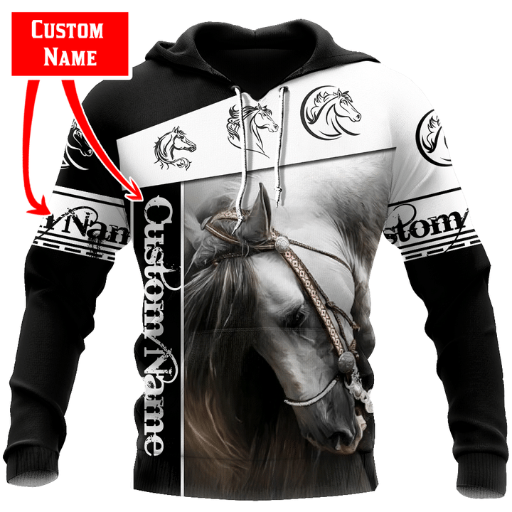 Horse Custom Name 3D All Over Printed Shirts For Men and Women TA09282002 - Amaze Style™-Apparel