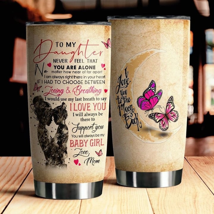 To My Daughter Stainless Steel Tumbler TA032215 - Amaze Style™-