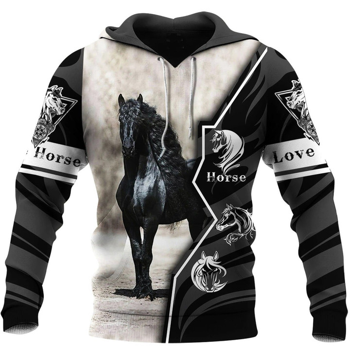 Love Horse 3D All Over Printed Shirts TA040906 - Amaze Style™-Apparel