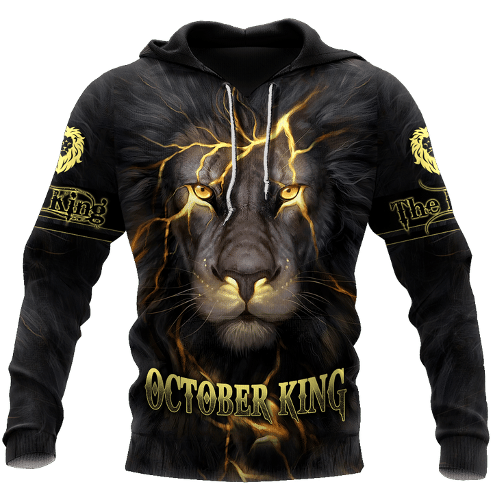 October Lion 3D All Over Printed Unisex Shirts Pi21012110 - Amaze Style™-Apparel
