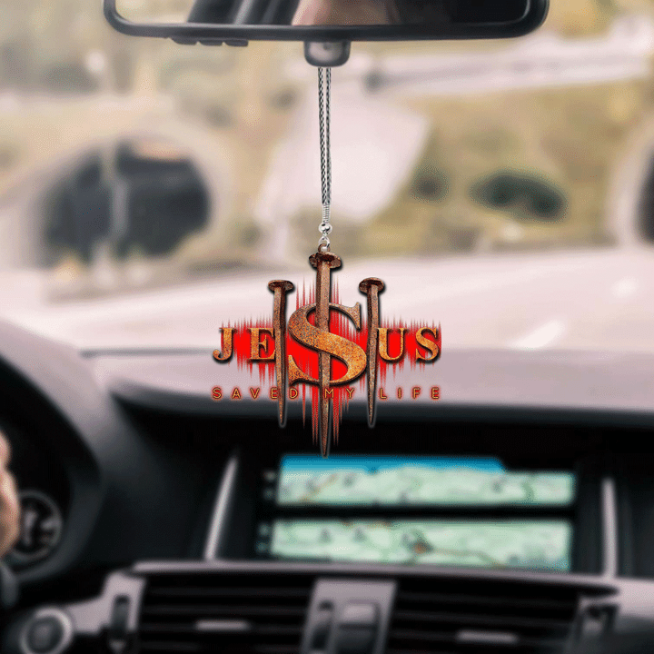 Jesus Saved My Life Unique Design Car Hanging Ornament - Amaze Style™