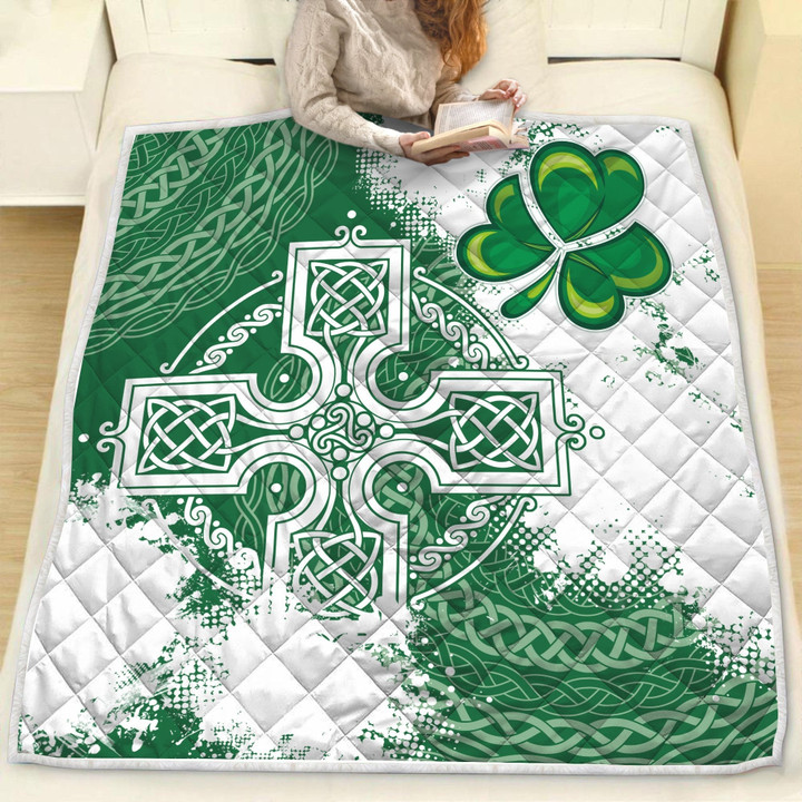 Celtic Cross 3D All Over Printed Quilt - Amaze Style™-Quilt