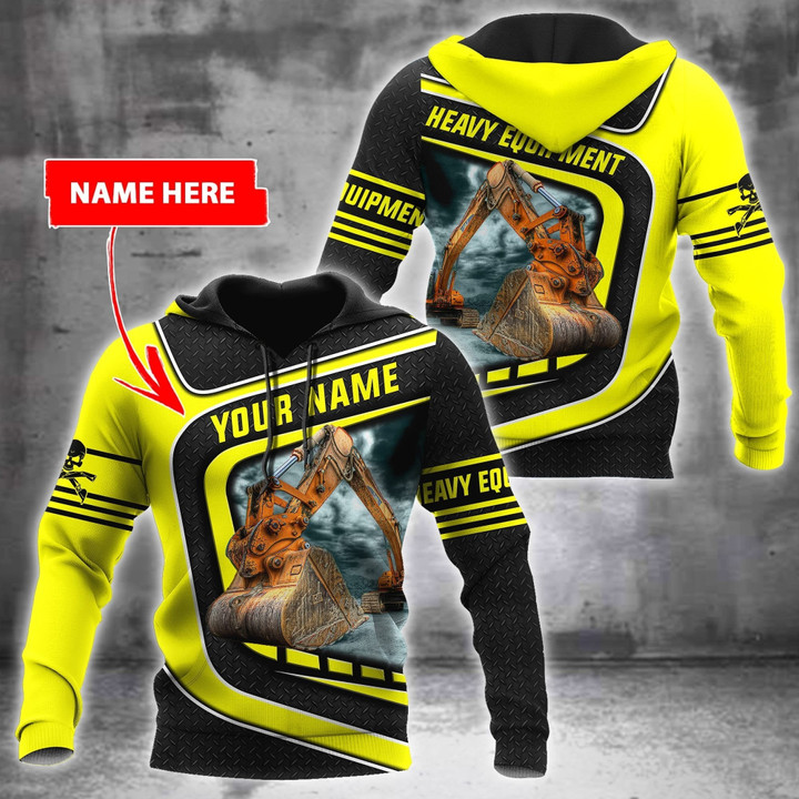 Customize Name Heavy Equipment Operator 3D All Over Printed Unisex Shirt - Amaze Style™