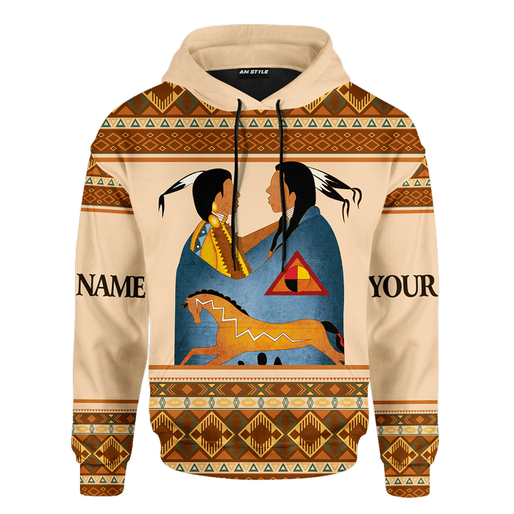 Native American Symbols Of Love You And Me We Got This Native Love Ledger Art Customized 3D All Over Printed Shirt - 