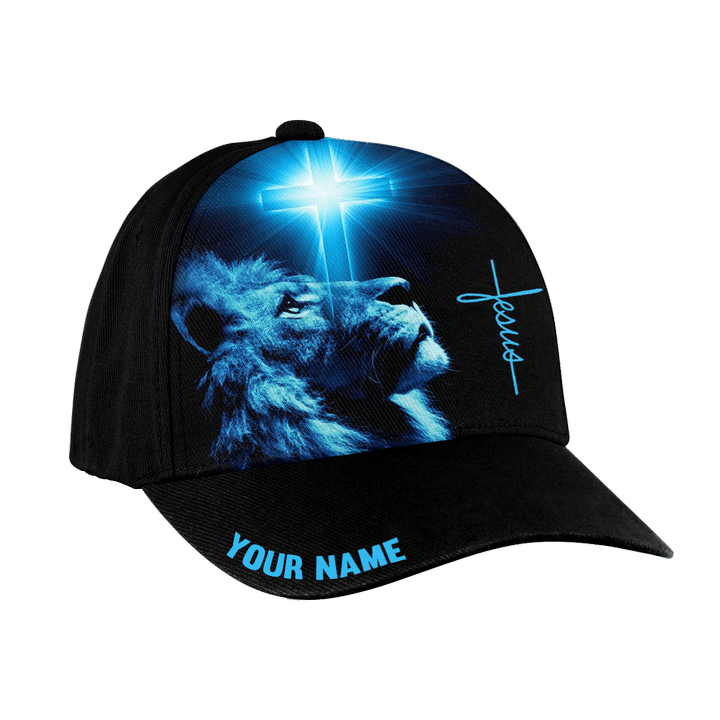 Every Moment Thank God The Lion Love Jesus Customized 3D All Over Printed Polo & Baseball Cap - AM Style Design