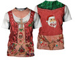 3D All Over Printed Girl Xmas With Tattoo Shirts and Shorts - Amaze Style™