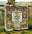 Premium Jewish All Over Printed Quilt MEI - Amaze Style™-Quilt