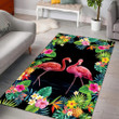 Beautiful Tropical Background Flamingo Couple Rug AM082018-MEI - Amaze Style™-Rug