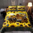 Beautiful Mandala Heifers And Sunflowers Bedding Set DD09142004-MEI - Amaze Style™-Bedding Set
