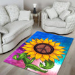 Hippie Sunflower Painting Rug DQB07272003-TQH - Amaze Style™-Rug