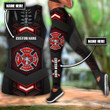 Customize Name Wonder Firefighter Women Combo Outfit Legging And Tanktop AM02042105 - Amaze Style™