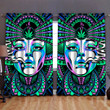 Beautiful 420 Hippie Girl Curtains DQB07232001 - Amaze Style™-Curtains
