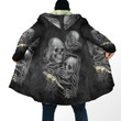 Three Wise Skulls Smoke And Drink Cloak For Men And Women TQH201009 - Amaze Style™-Apparel