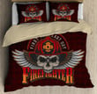 Cool Skull Firefighter Bedding Set DQB08242002-TQH - Amaze Style™-Bedding Set
