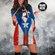 Customize Name Puerto Rico Girl Hoodie Dress TNA03032103 - Amaze Style™