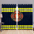 Firefighter Lover Blackout Thermal Grommet Window Curtains TQH200810 - Amaze Style™-Curtains