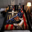 Jesus Christ Proud American Firefighter Bedding Set DQB08072002-TQH - Amaze Style™-BEDDING SETS