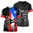 Puerto Rico Sol Taino Frog Shirt TQH20061806 - Amaze Style™-Apparel