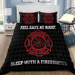 Feeling Safe With Firefighter Bedding Set DQB08042003-TQH - Amaze Style™-BEDDING SETS