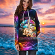 September Special Hippie Girls Hoodie Dress Blanket AM082042S9-TQH - Amaze Style™-Apparel