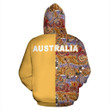 Australia Hoodie Aboriginal Kangaroo In My Heart NNK 1415 - Amaze Style™