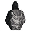 Samurai Mask Of Demon Hoodie PL077 - Amaze Style™-Apparel
