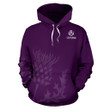 Scotland Hoodie, Purple Thistle All Over Print Hoodie NNK022911 - Amaze Style™-ALL OVER PRINT HOODIES (P)