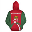 Hungary Hoodie Coat Of Arms - Sports Style - Amaze Style™