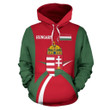Hungary Hoodie Coat Of Arms - Sports Style - Amaze Style™
