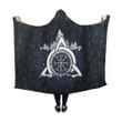 Vegvisir - The Magic Navigation Compass of Vikings In The Moutains Hooded Blanket PL103 - Amaze Style™