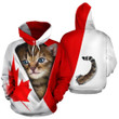 Canada Kitten Cat Hoodie PL - Amaze Style™