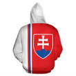 Slovakia All Over Hoodie Straight Version - Amaze Style™