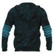 Polynesian Hoodie Tattoo Style Blue NVD1331 - Amaze Style™-Apparel