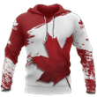 Canada Maple Leaf - Athletic Spirit Red Edition Pullover Hoodie PL - Amaze Style™