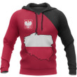 Poland Map Special Pullover Hoodie NVD1225 - Amaze Style™-Apparel