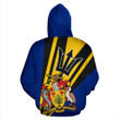Barbados Hoodie Coat of Arms PL073 - Amaze Style™-Apparel